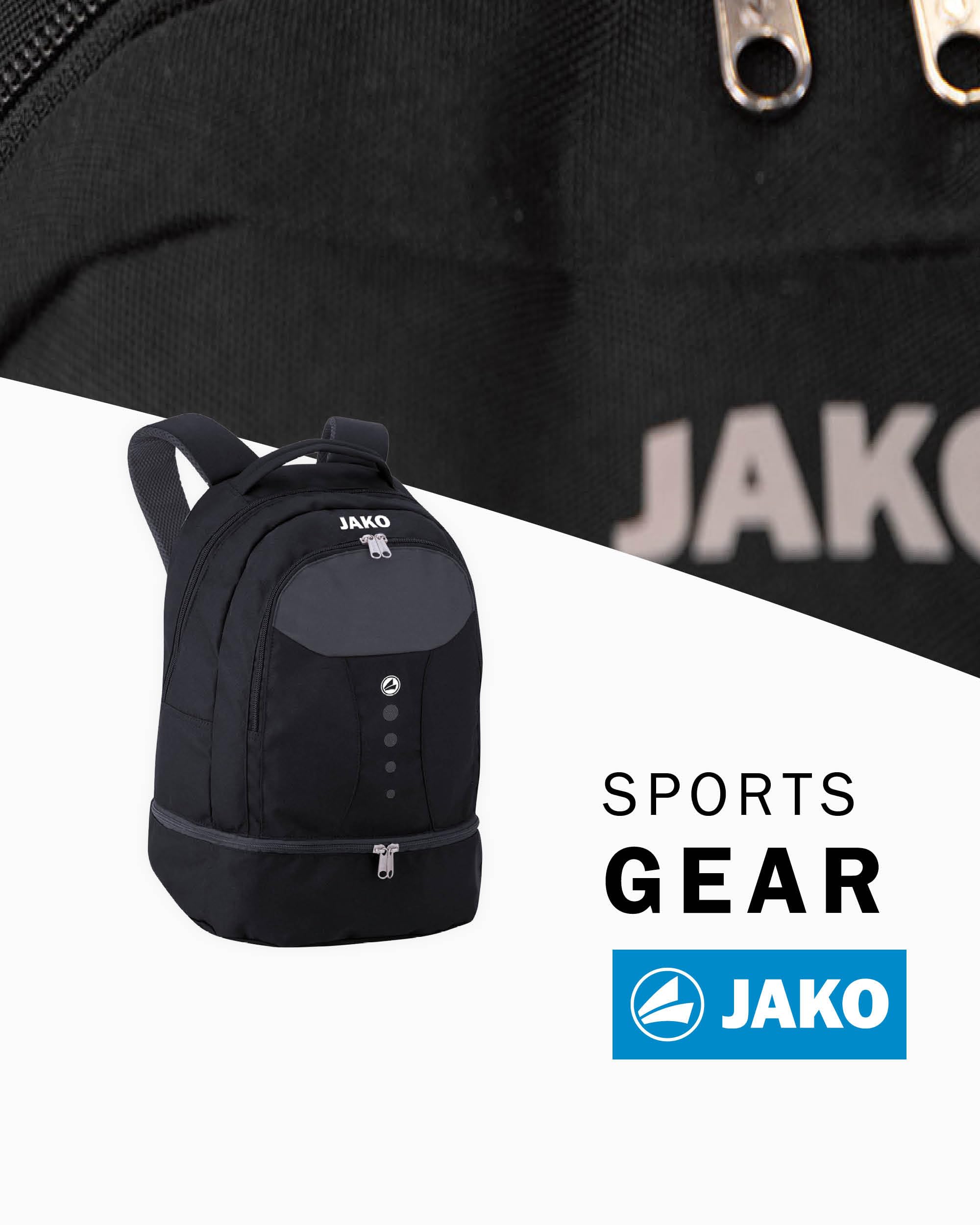 jako-striker-2-0-sportrucksack-schwarz-mit-schuhfach image 2