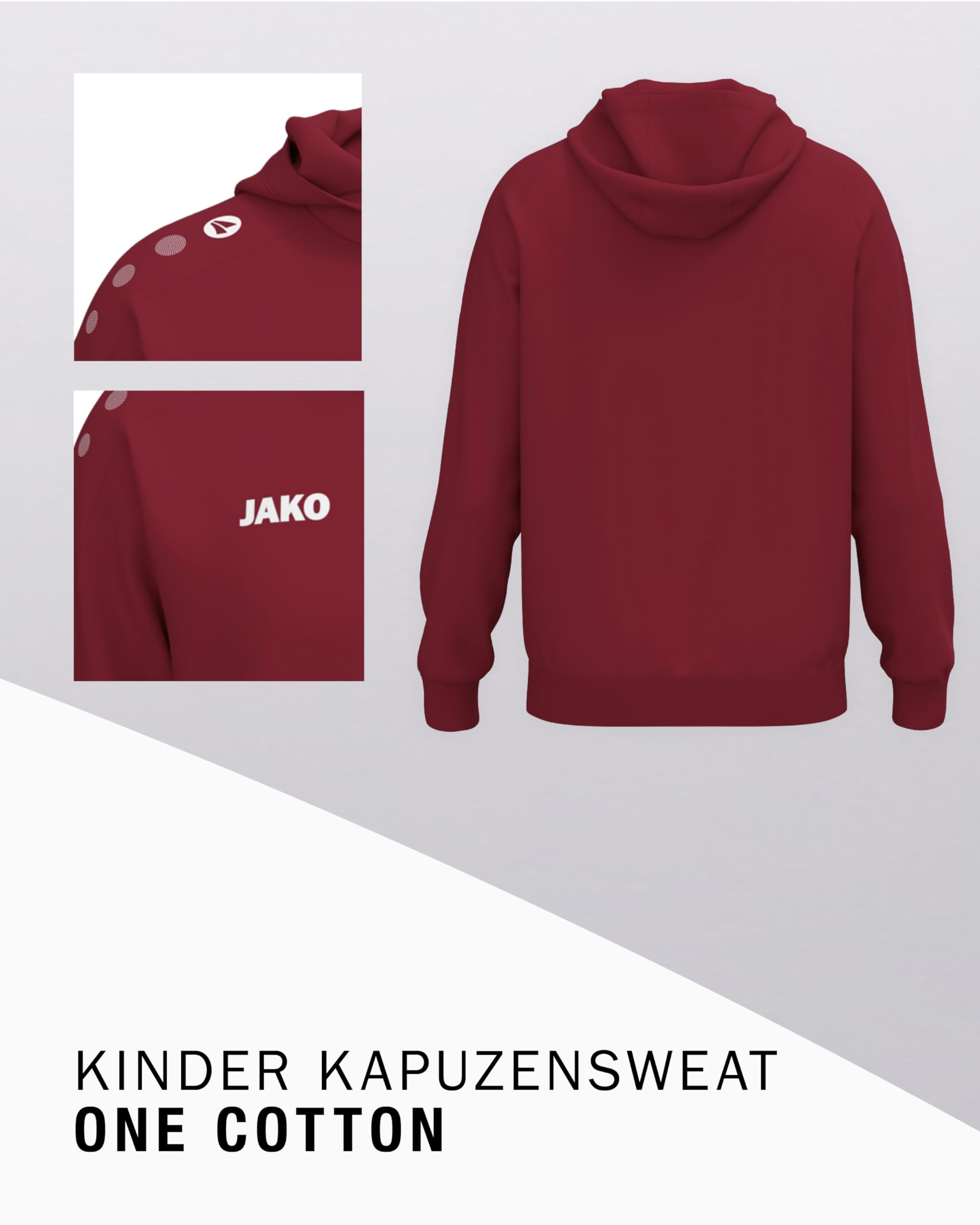 jako-one-cotton-kapuzenpullover-kinder-schwarz-baumwolle image 4