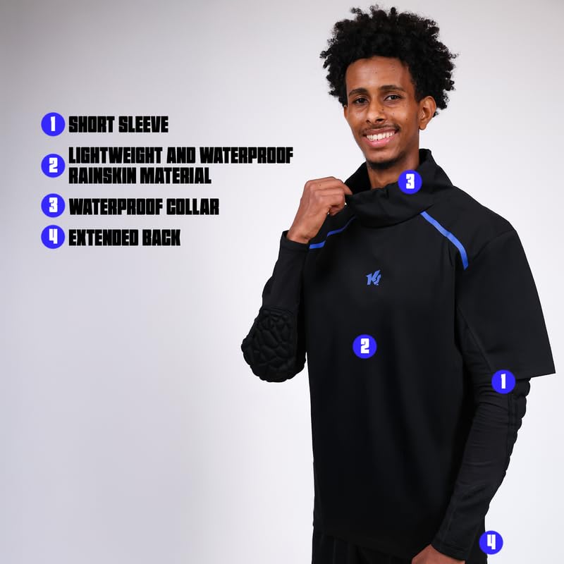 keepersport-gk-top-rainskin-torwart-regenoberteil-kurzarm-s-kurz image 4