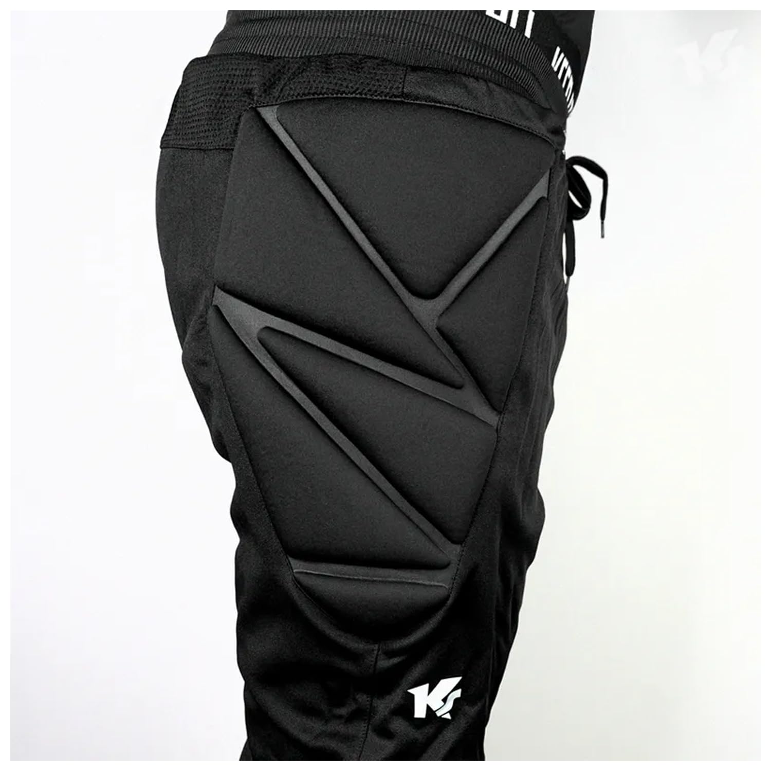 keepersport-3-4-torwarthose-basicpadded-xxl-schwarz image 4