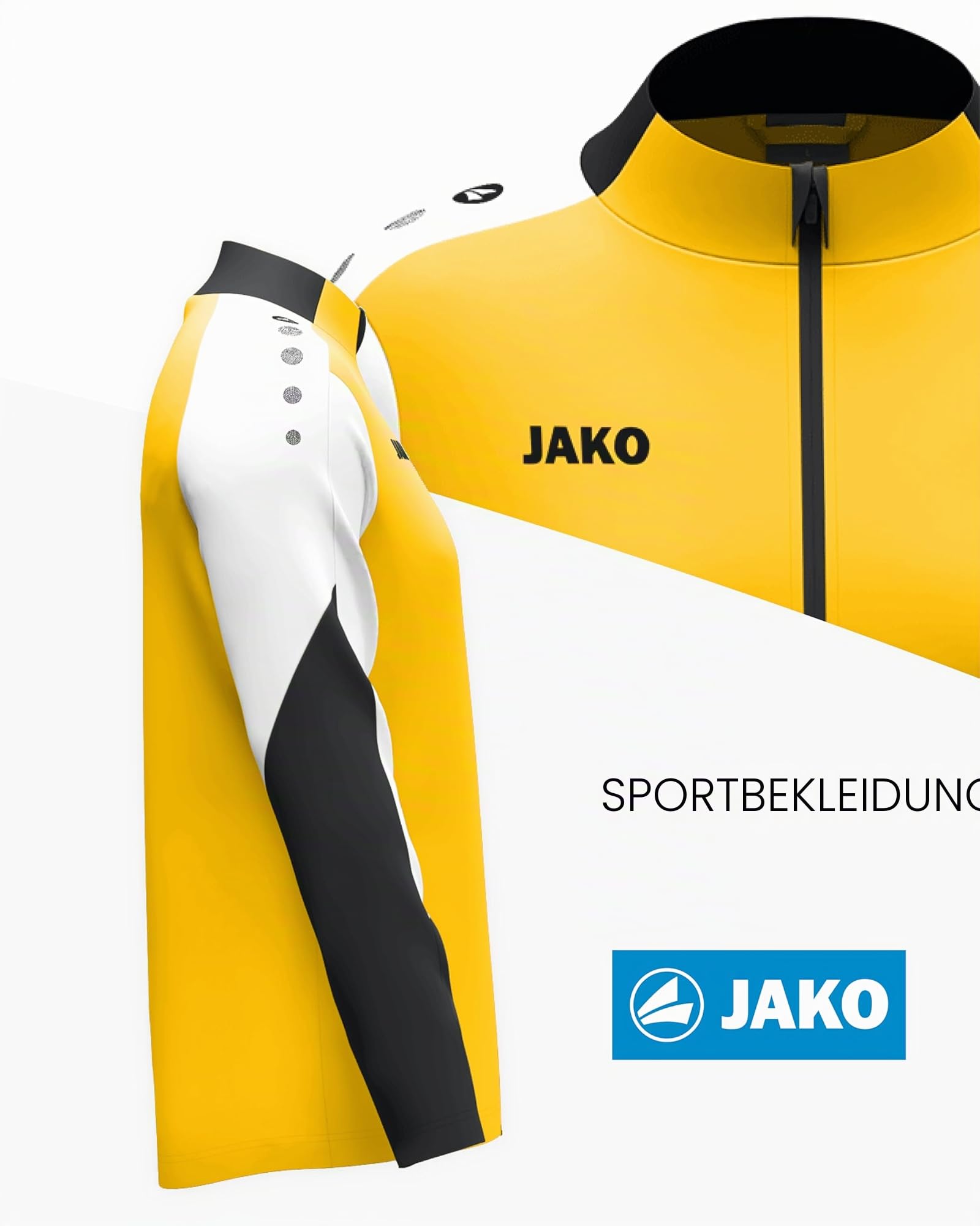 jako-dynamic-trainingsjacke-damen-schwarz-recycelt image 3