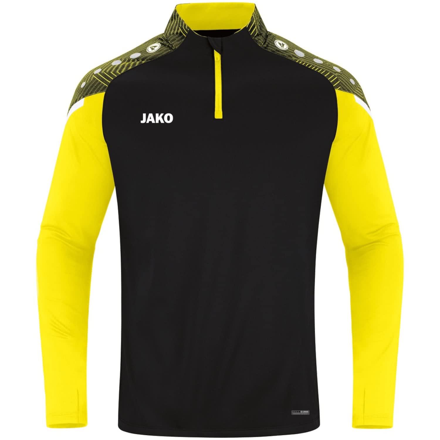 jako-performance-kinder-ziptop-128-schwarz-wei-grau image 7
