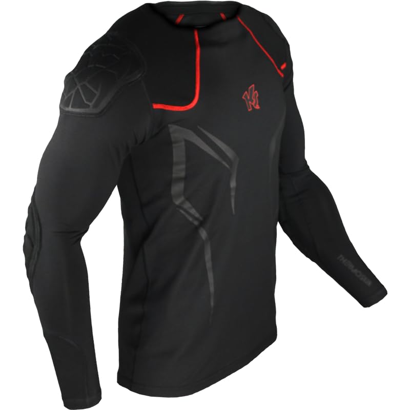 keepersport-powerpadded-thermoskin-unterziehtshirt-l-mit-ellbogenpolster image 7