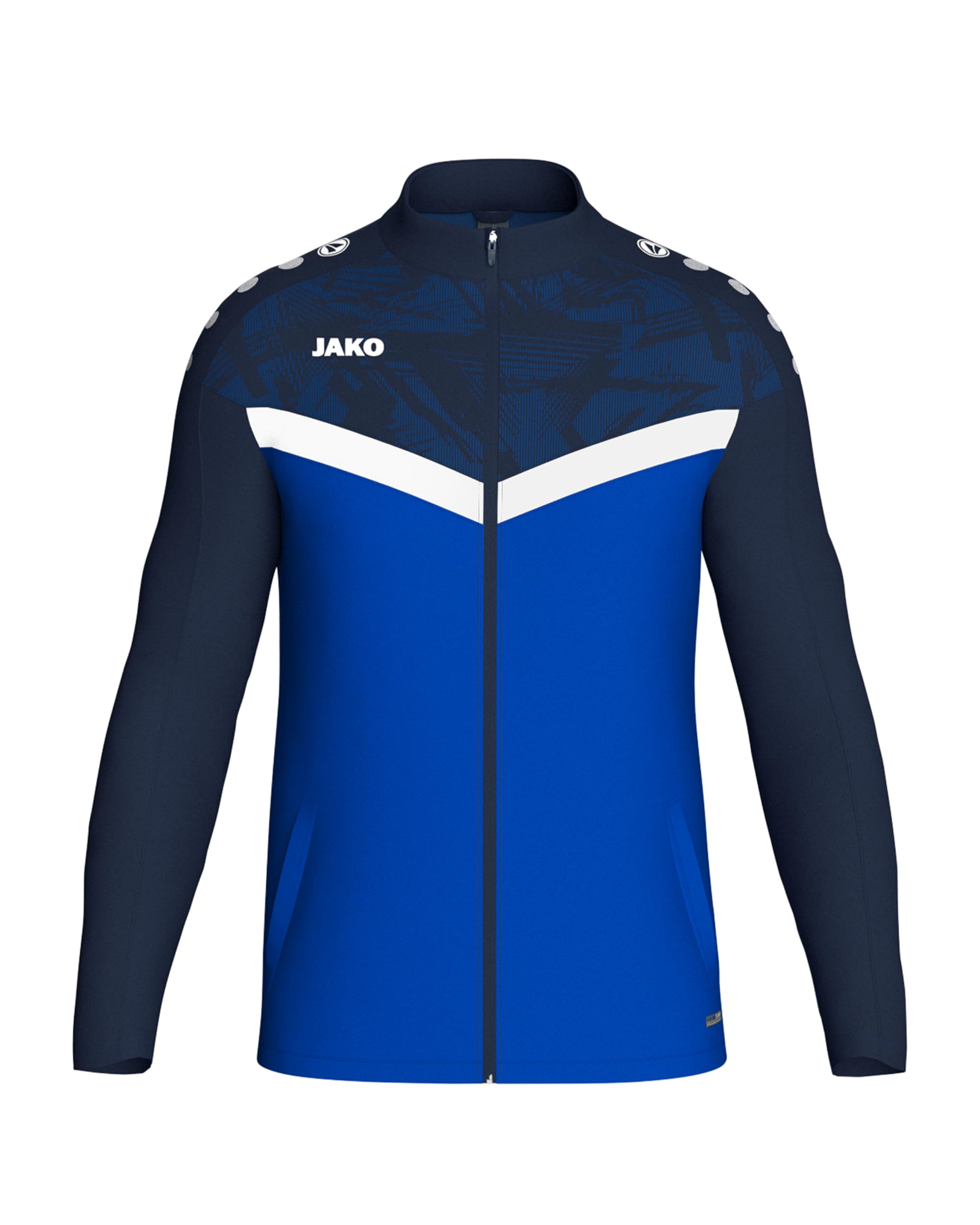 jako-iconic-polyesterjacke-kinder-128-schwarz-anthrazit image 6