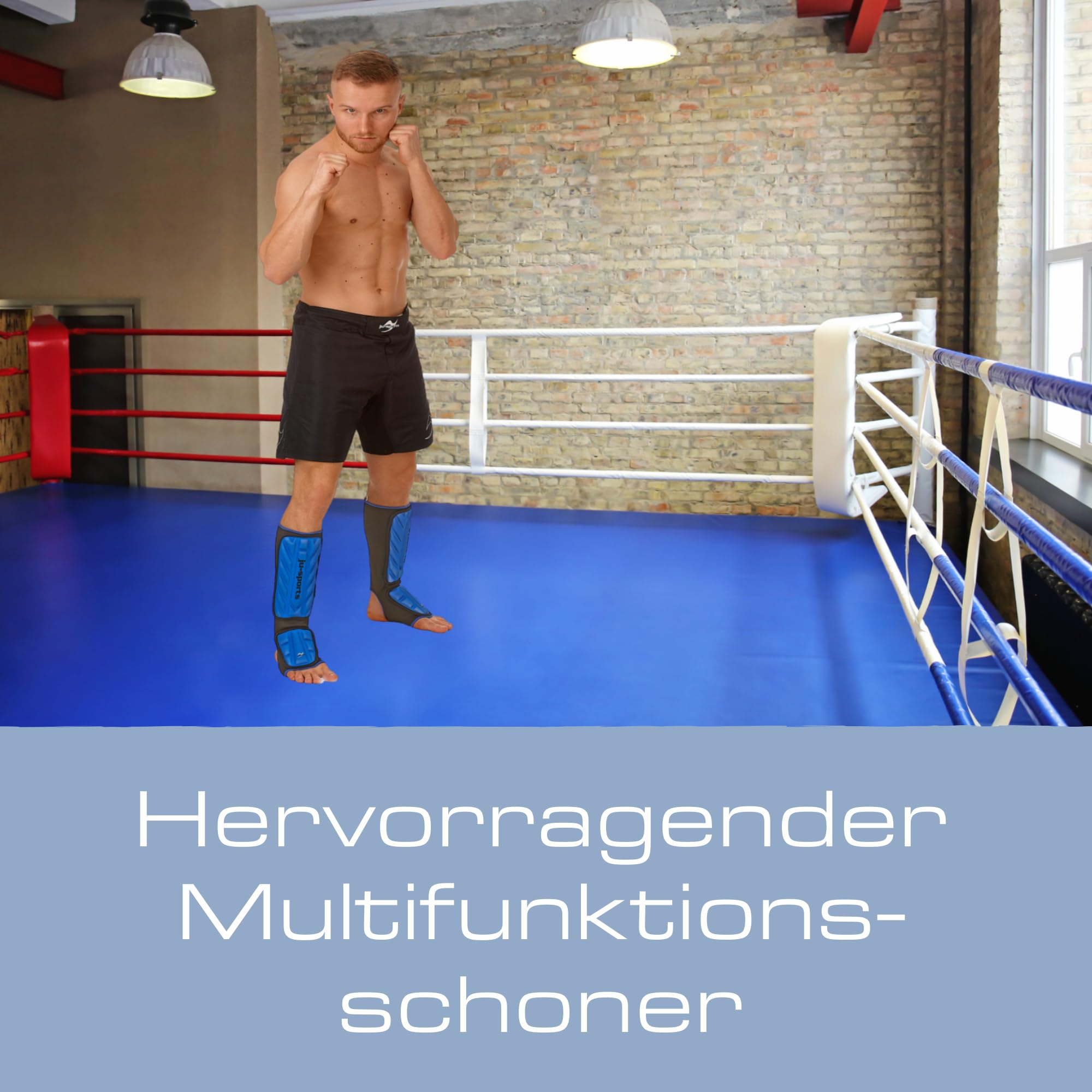 ju-sports-v-shape-c19-schienbeinschoner-baumwolle-l-xl image 2