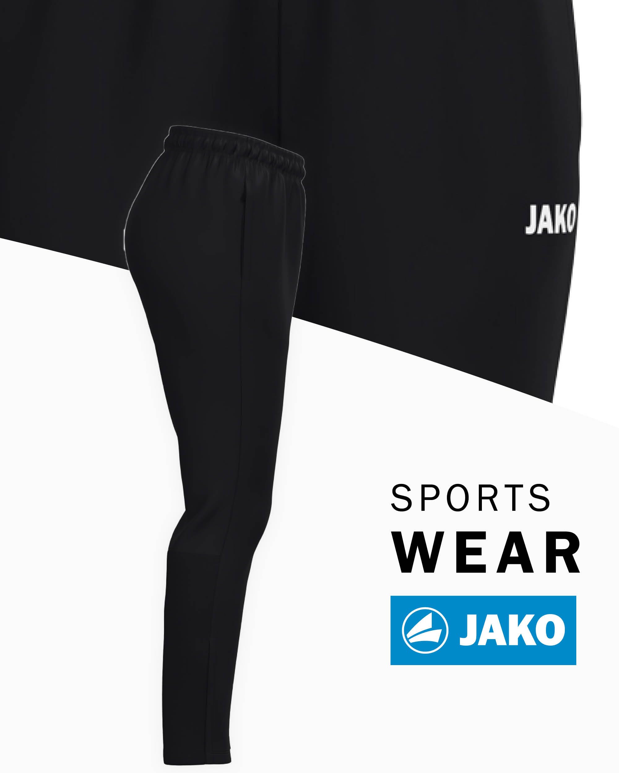 jako-one-trainingshose-damen-kurzgr-e-schwarz-polyester image 2