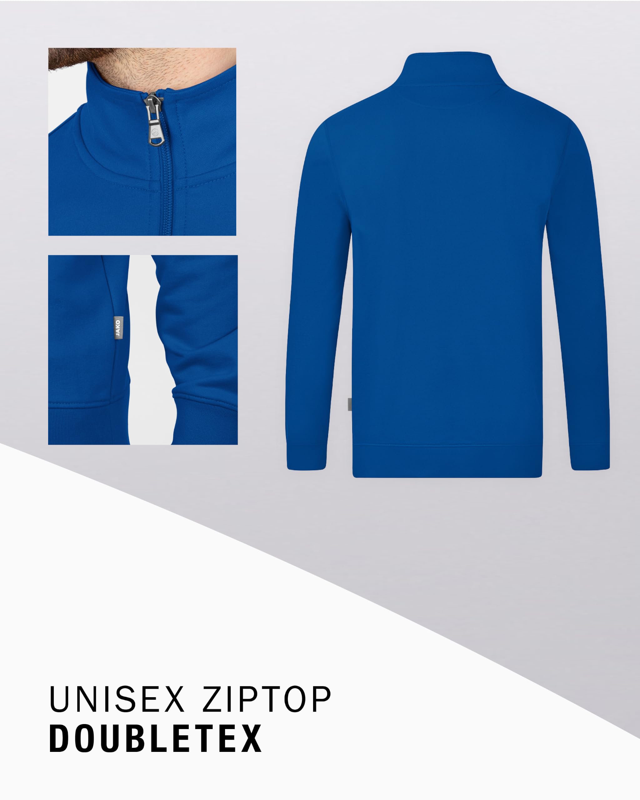 jako-base-ziptop-doubletex-schwarz-gr-e-l image 5