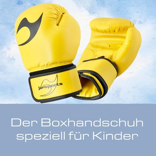 ju-sports-boxhandschuhe-kinder-gelb-8-oz-kunstleder image 8