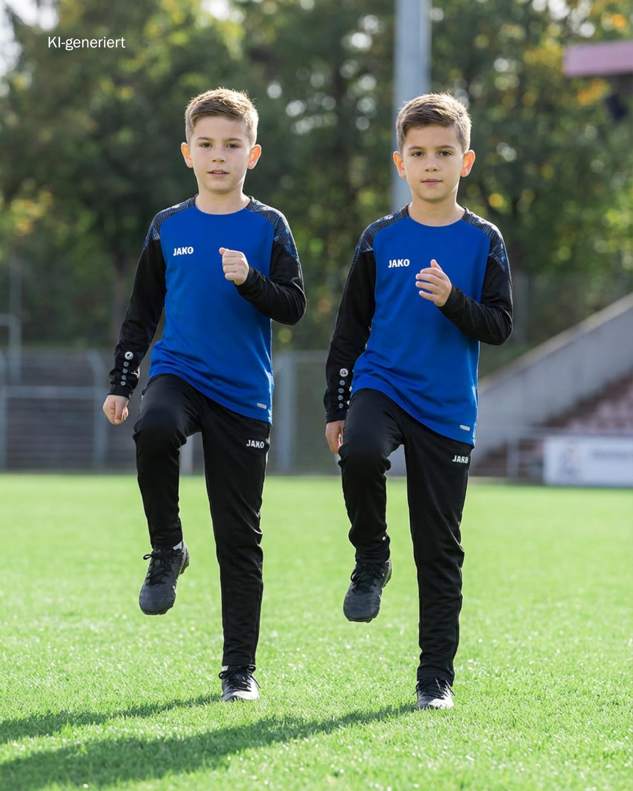 jako-sonic-sweatshirt-kinder-aqua-marine-128-atmungsaktiv image 2