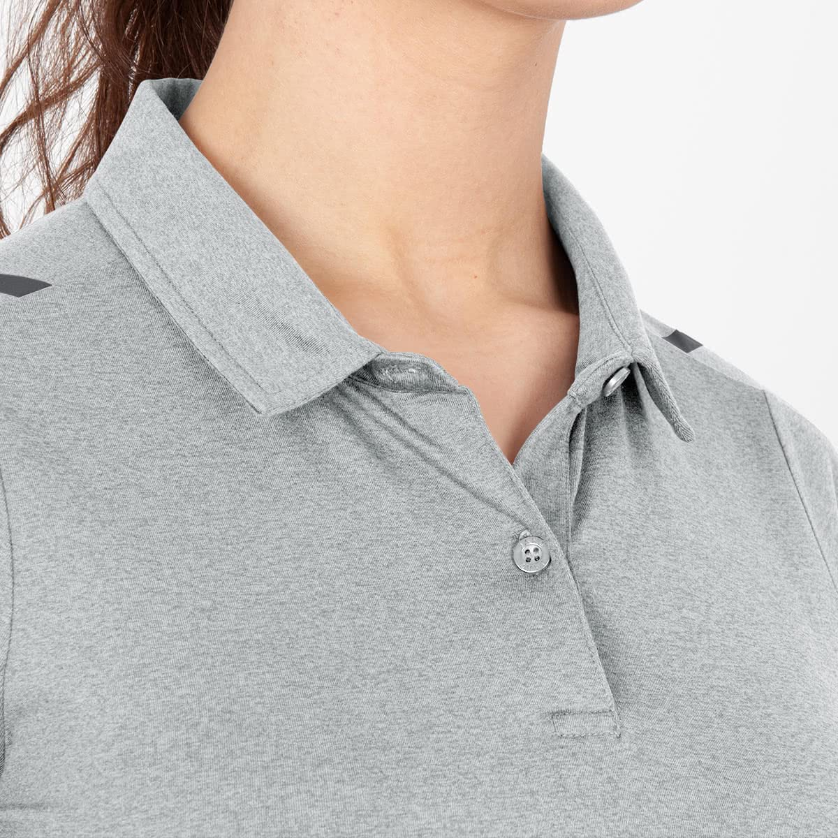 jako-challenge-polo-damen-freizeit-melange-polokragen image 6