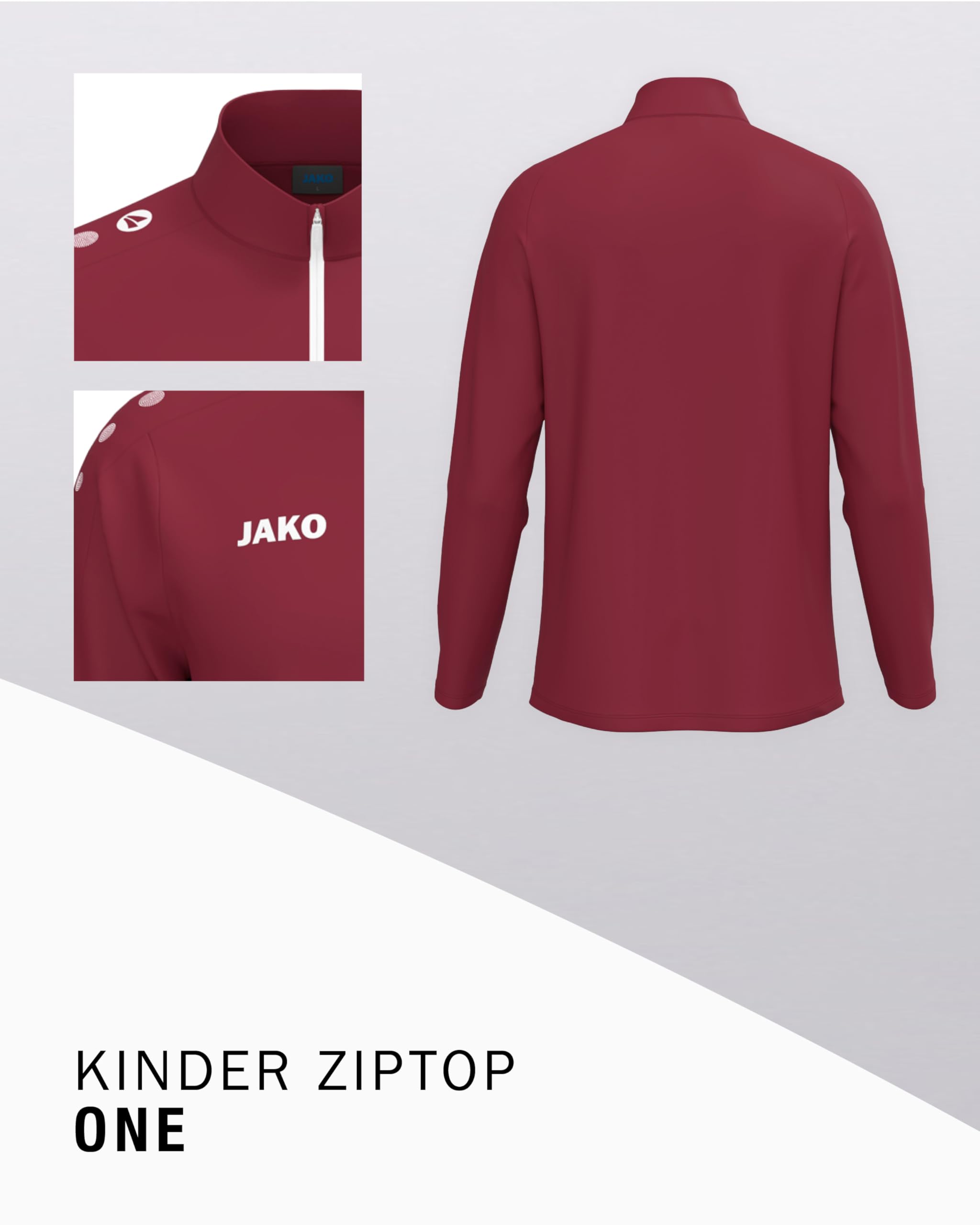 jako-one-ziptop-kinder-micro-fleece-recycelt image 4