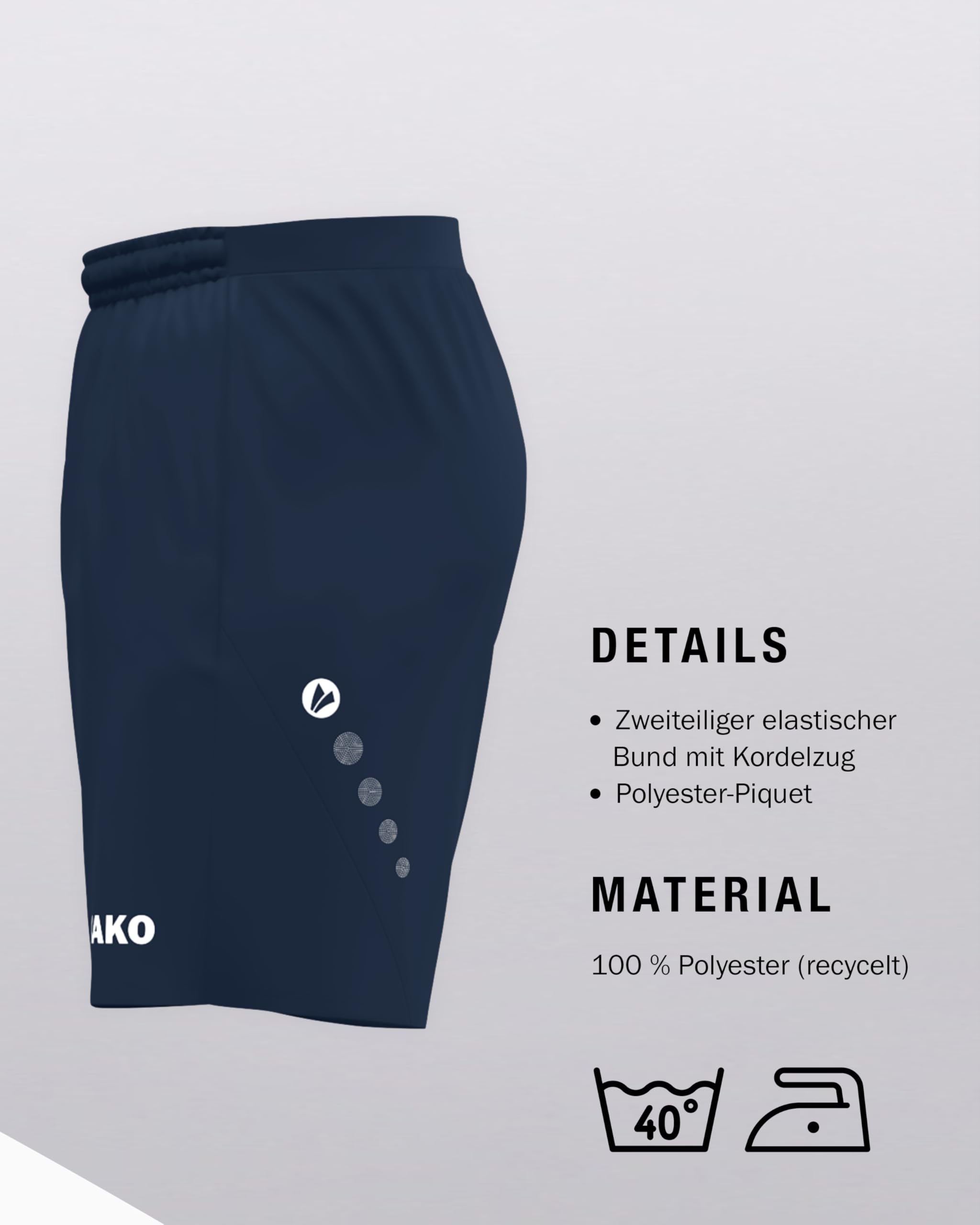 jako-dynamic-short-kinder-training-gr-128-schwarz image 5
